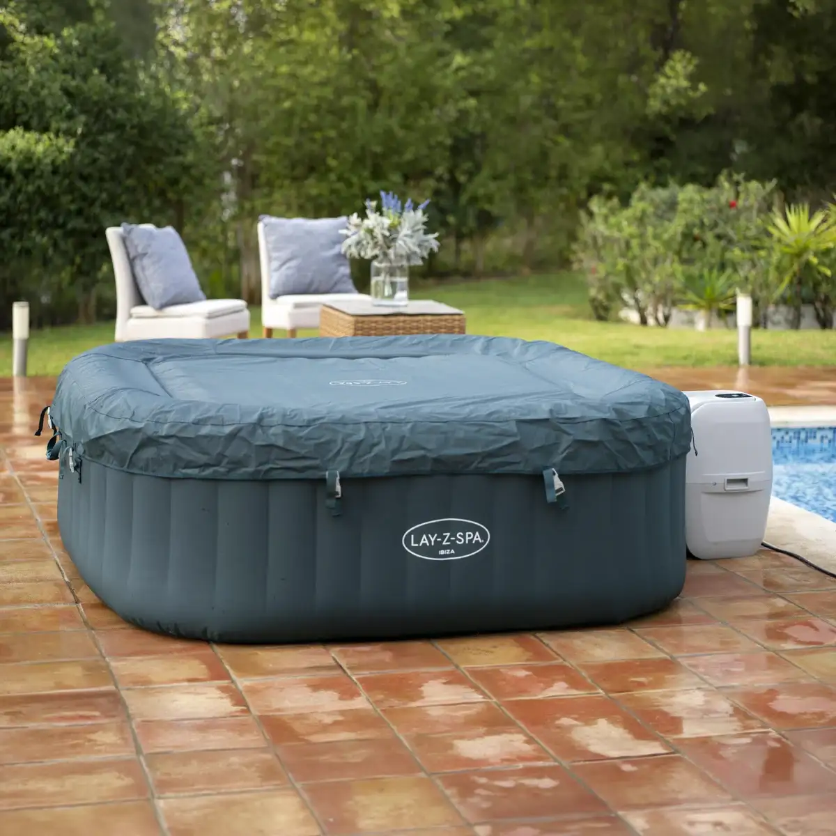 a hot tub